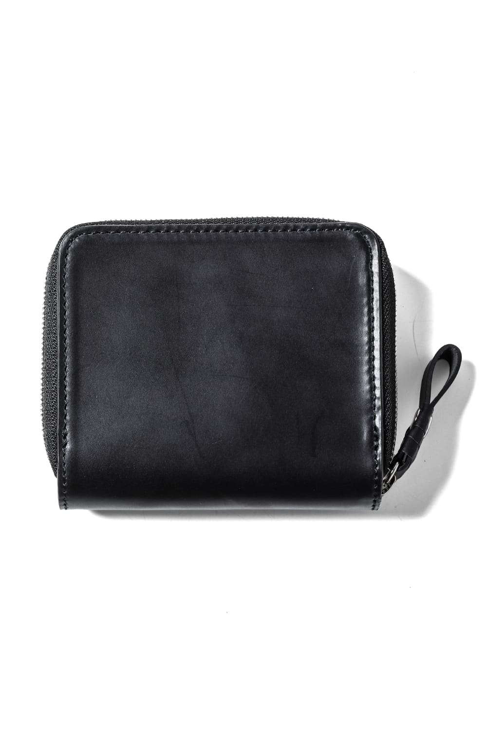 tower half wallet cordovan Black