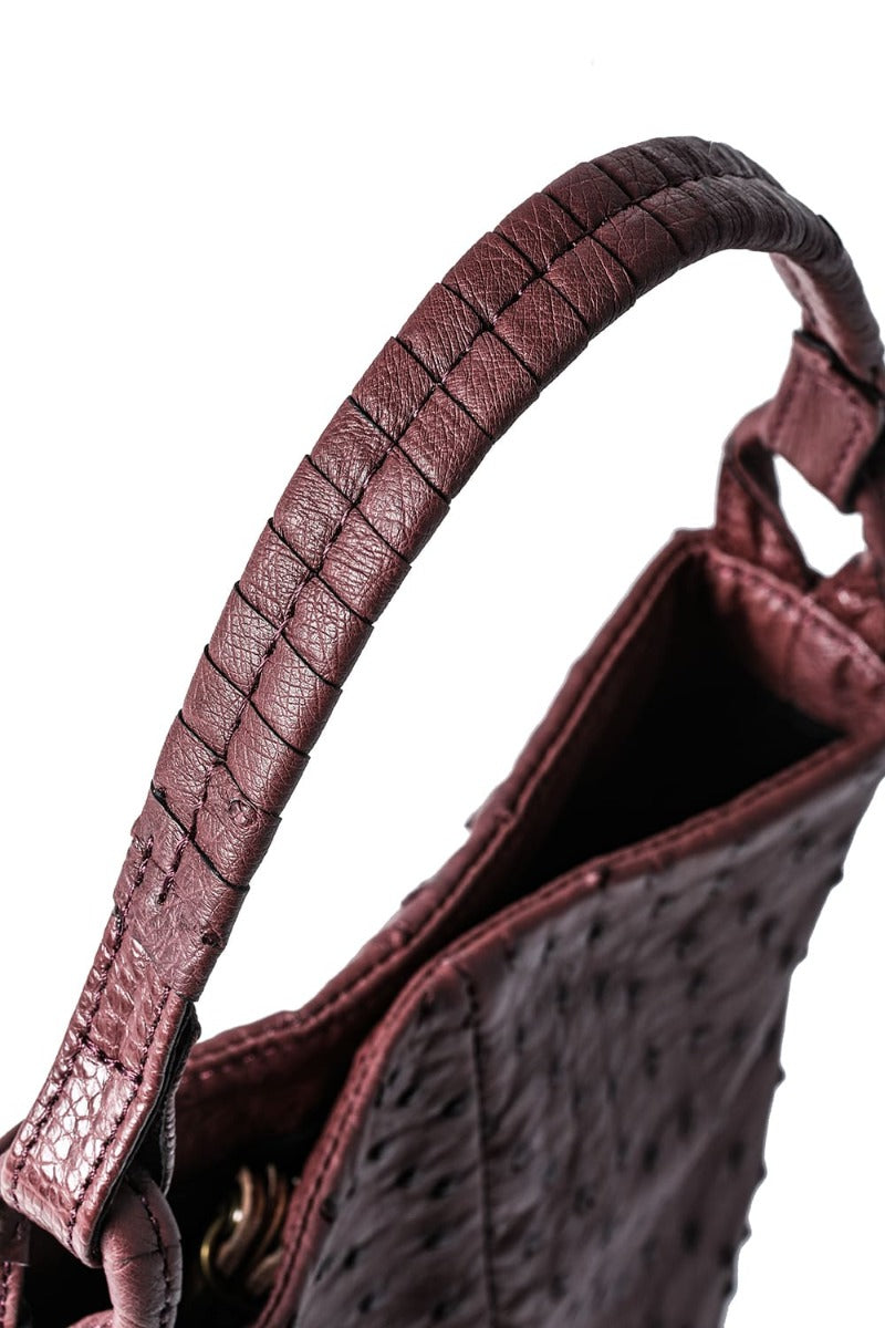 CWS de Former Bag ostrich  Burgundy