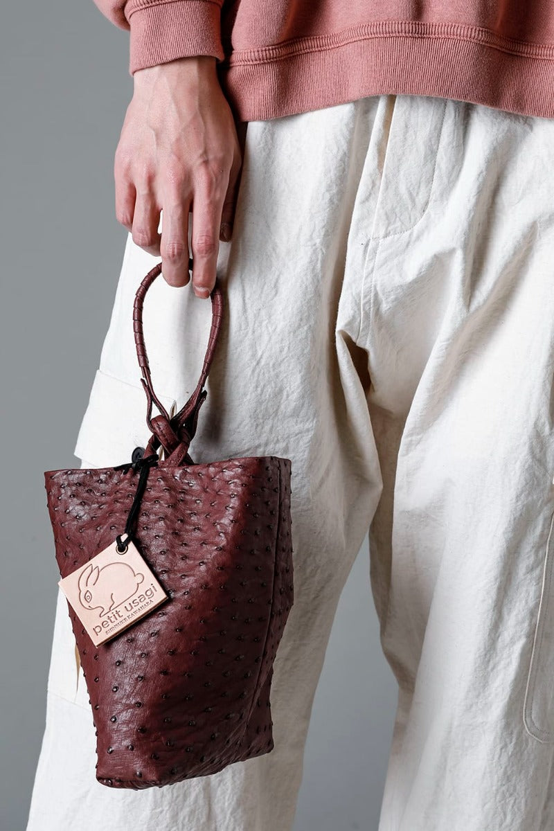 CWS de Former Bag ostrich  Burgundy