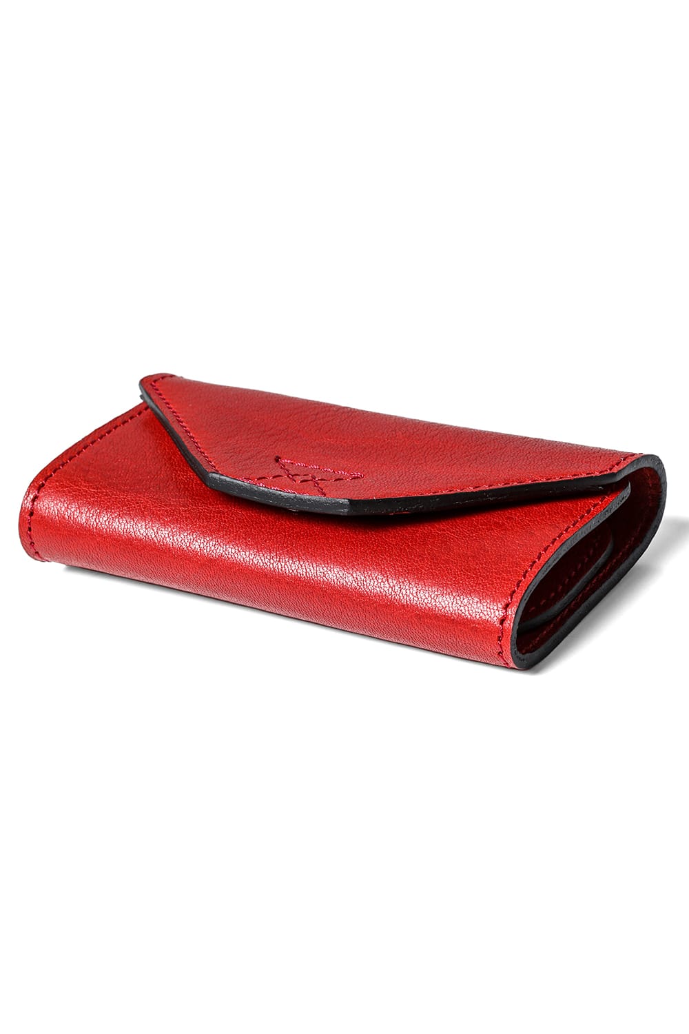 parallel key case Cow Leather Red