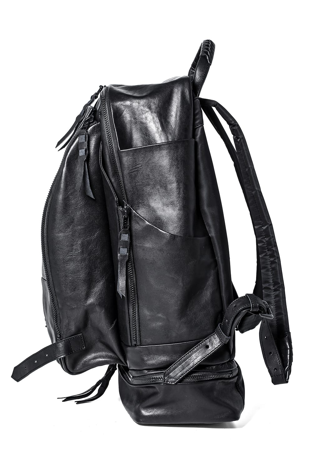 Athletic Sack W Pit Shrink Cow Leather