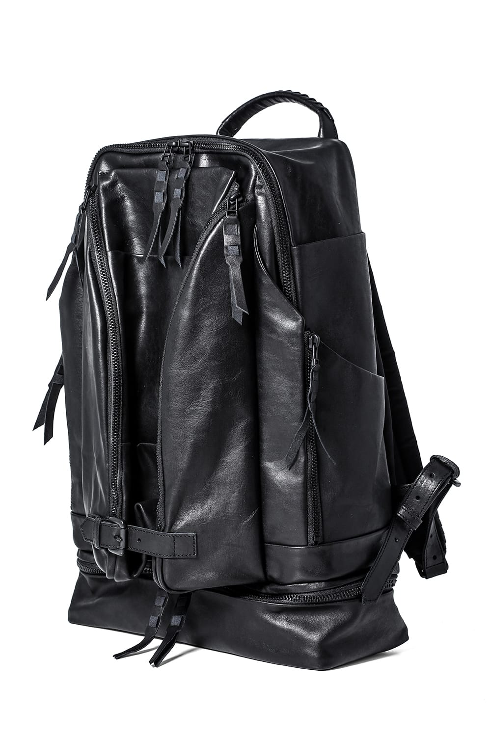 Athletic Sack W Pit Shrink Cow Leather