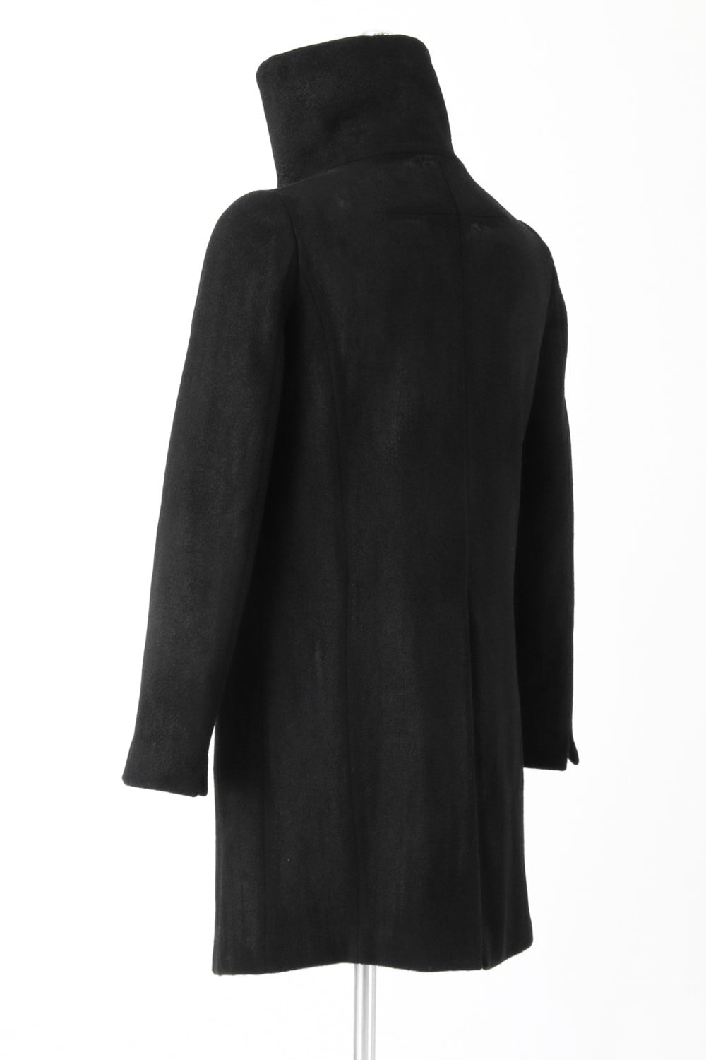 Coating Wool Melton High Neck Coat