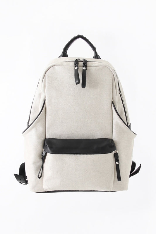 tower Ruck - Linen×Steer Leather Natural