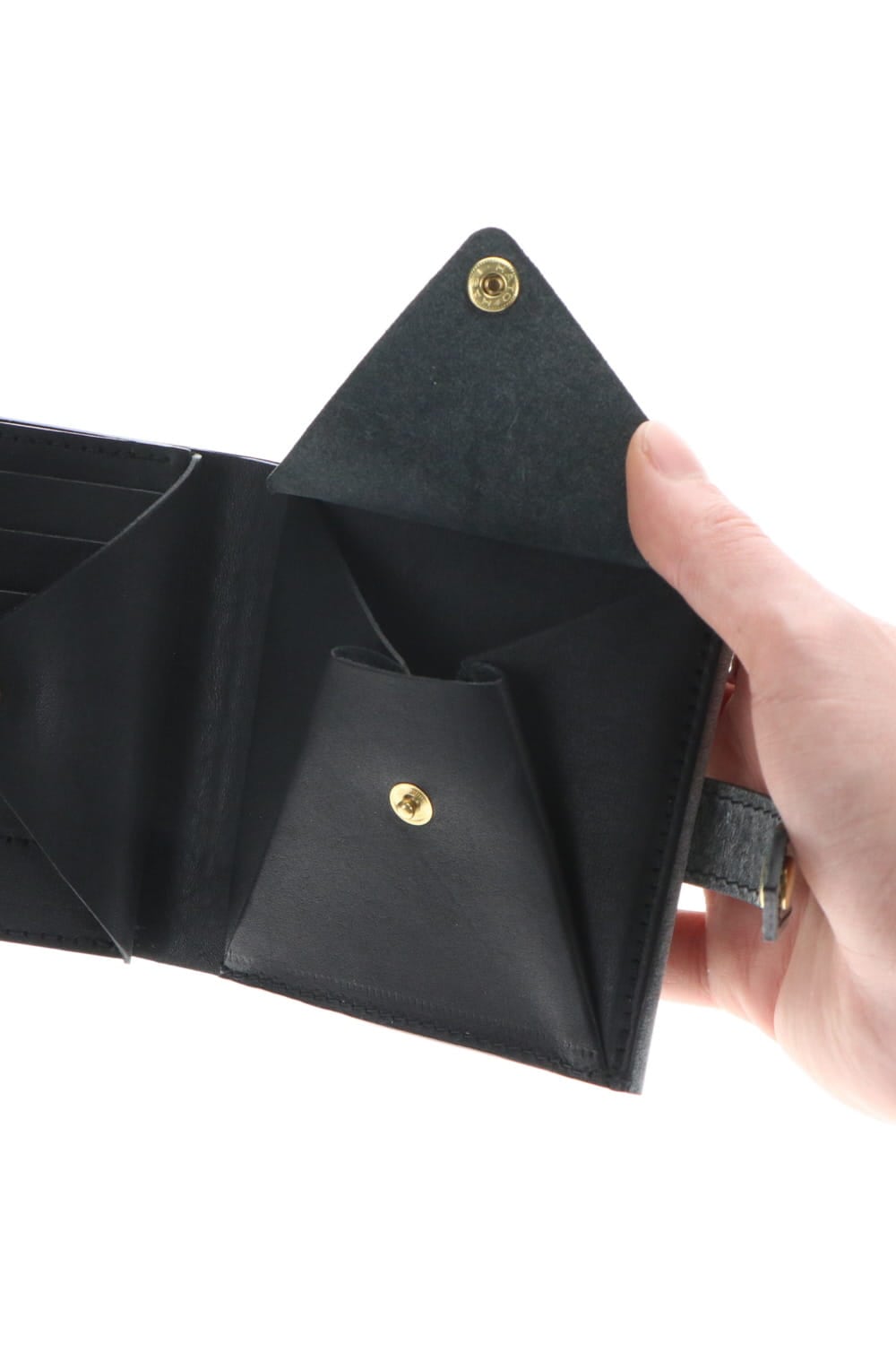 フォールド フック ウォレット - ブラック
