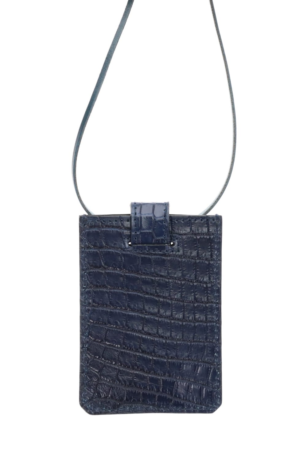 Slide Card Case - Crocodile Ai Navy