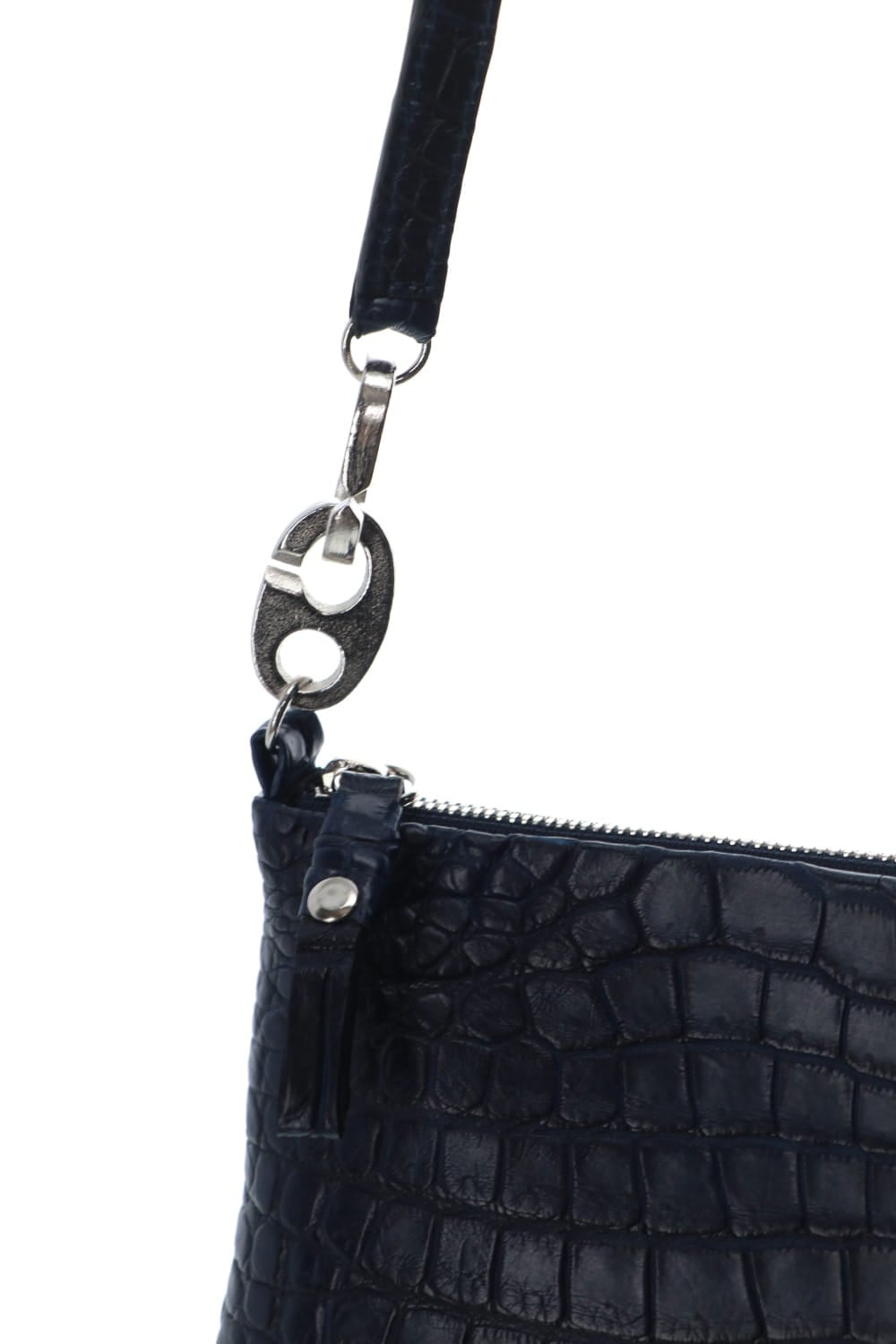 1tone pouch shoulder - Crocodile Ai Navy