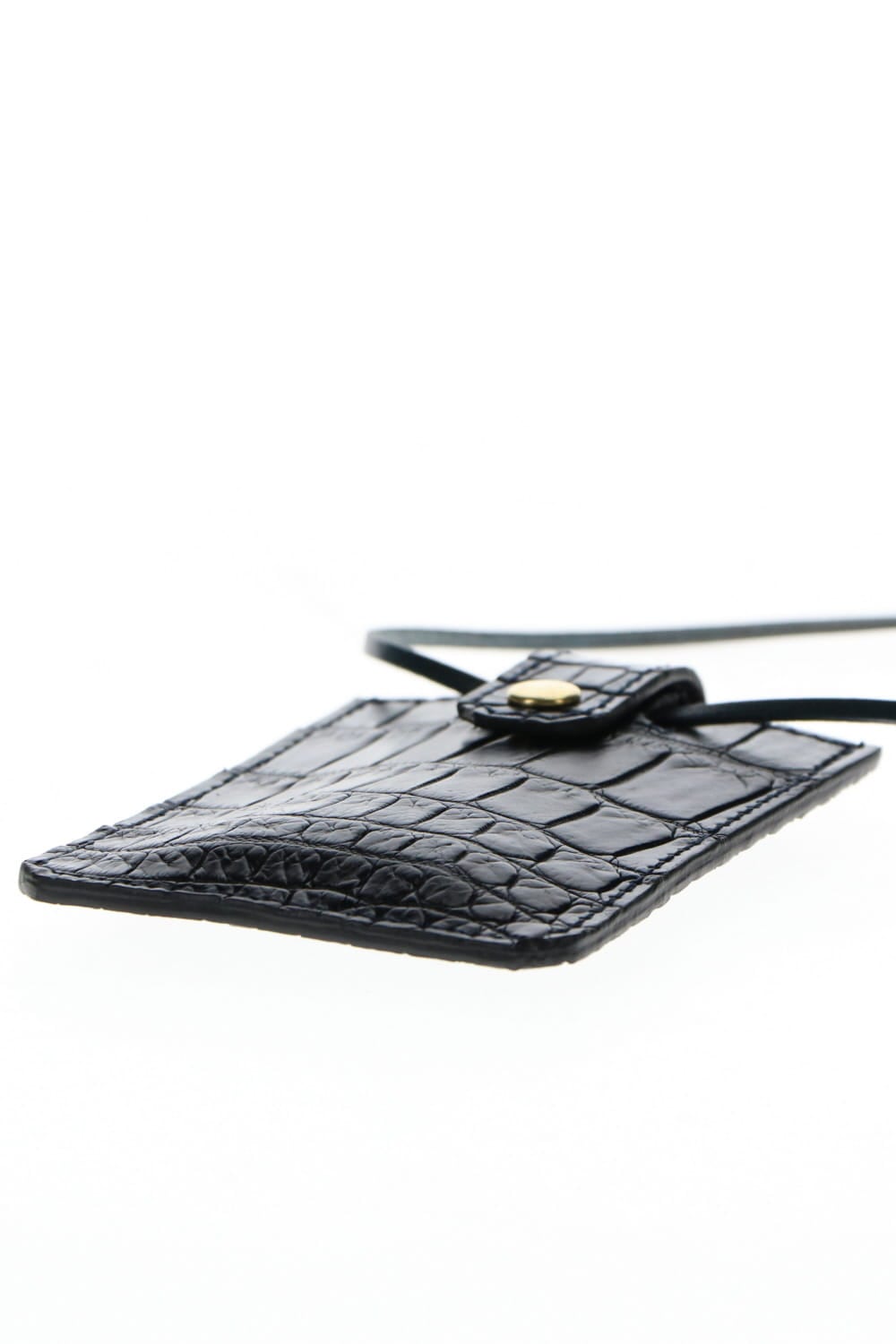 Slide Card Case - Crocodile Ai Navy