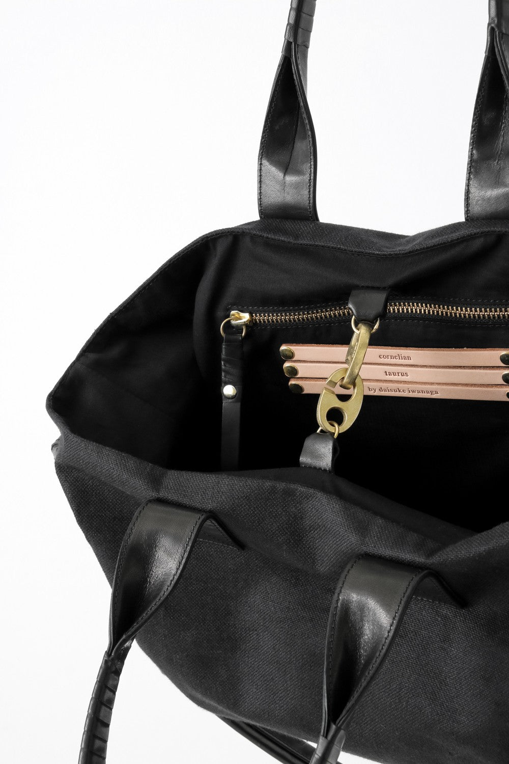 4handle MINI - Linen×Steer Leather