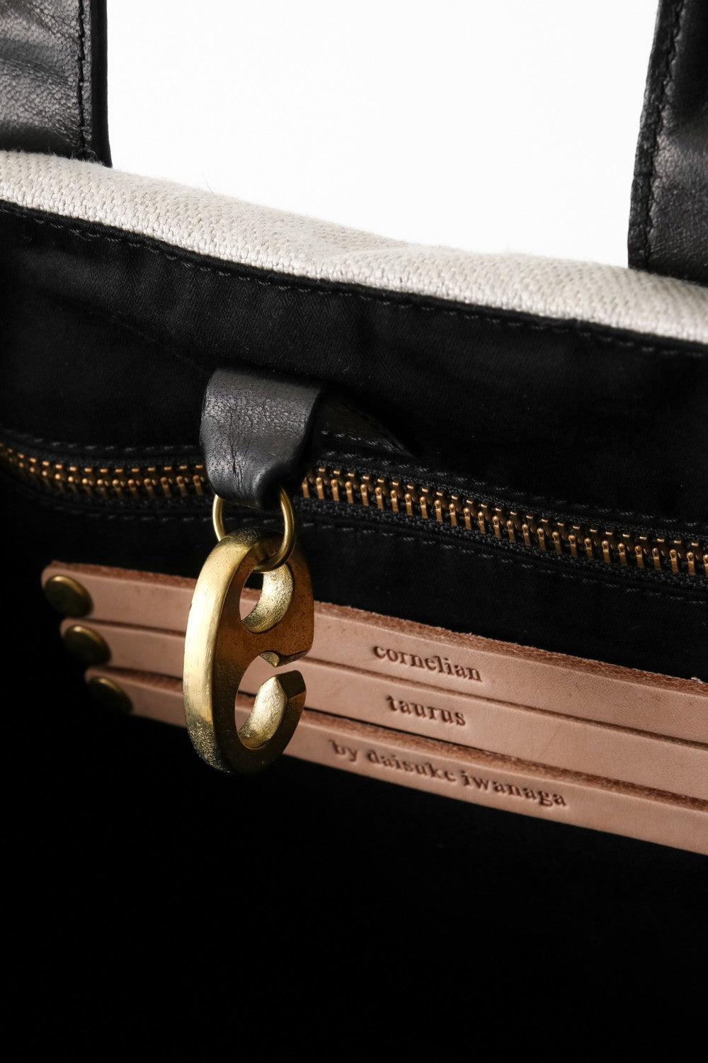 4handle MINI - Linen×Steer Leather