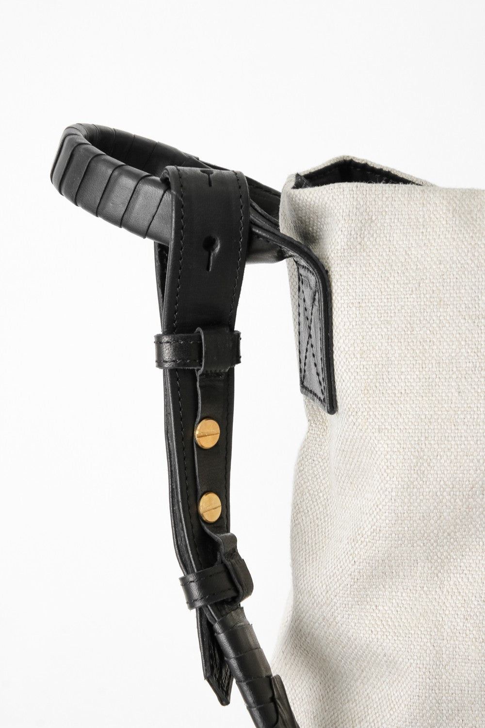 4handle MINI - Linen×Steer Leather