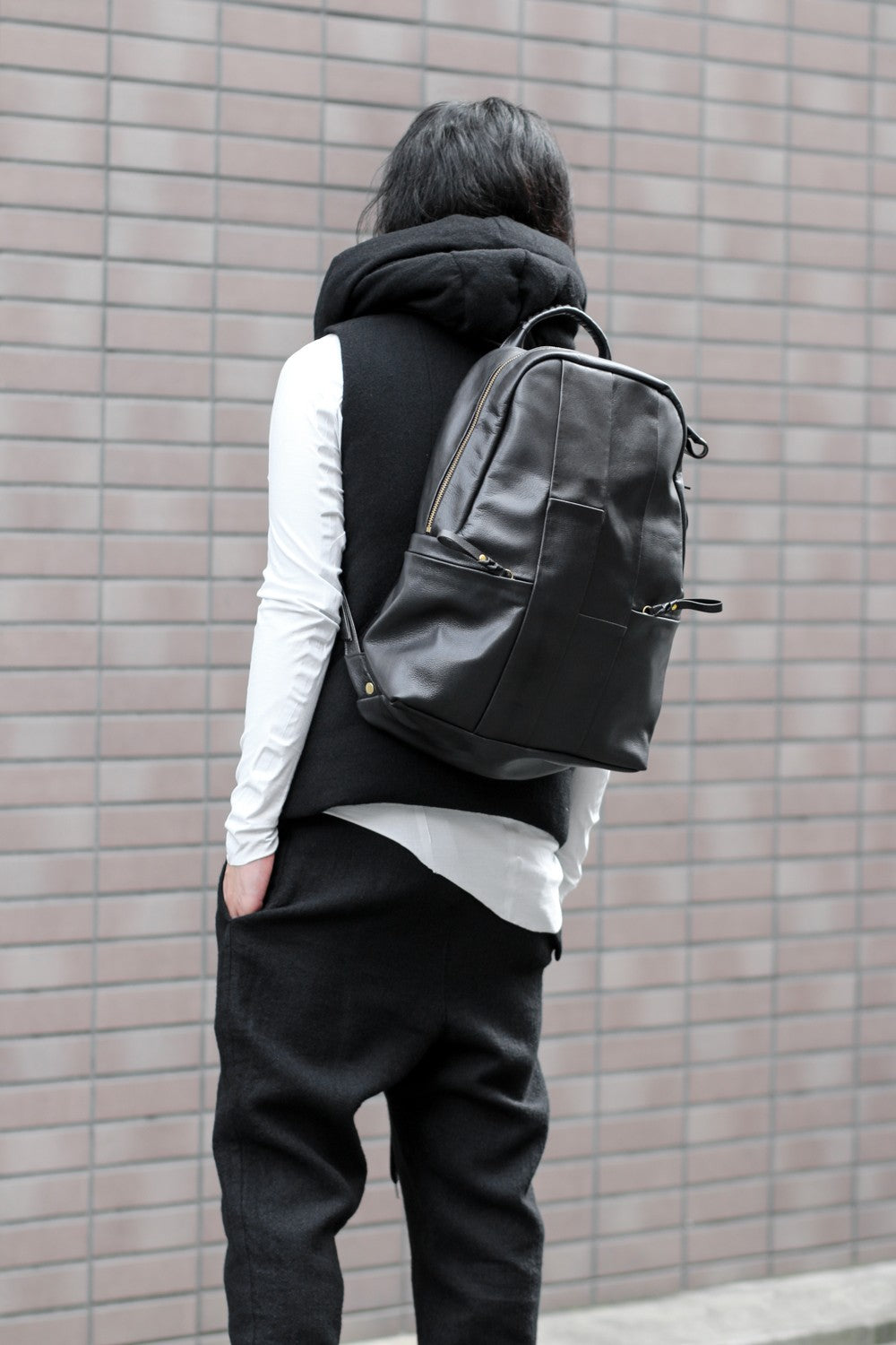 Functional Ruck Goat Leather