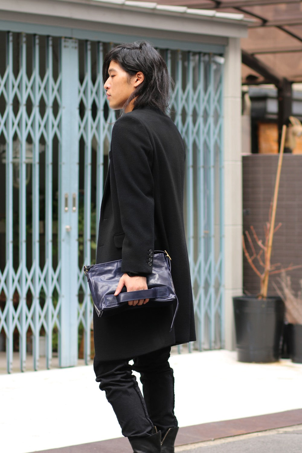 2handle shoulder X mini - Navy