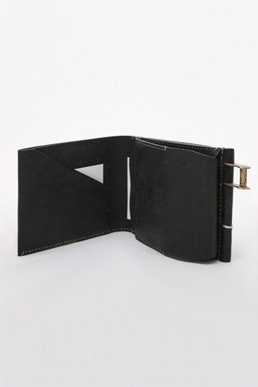 Cow Leather Wallet Black