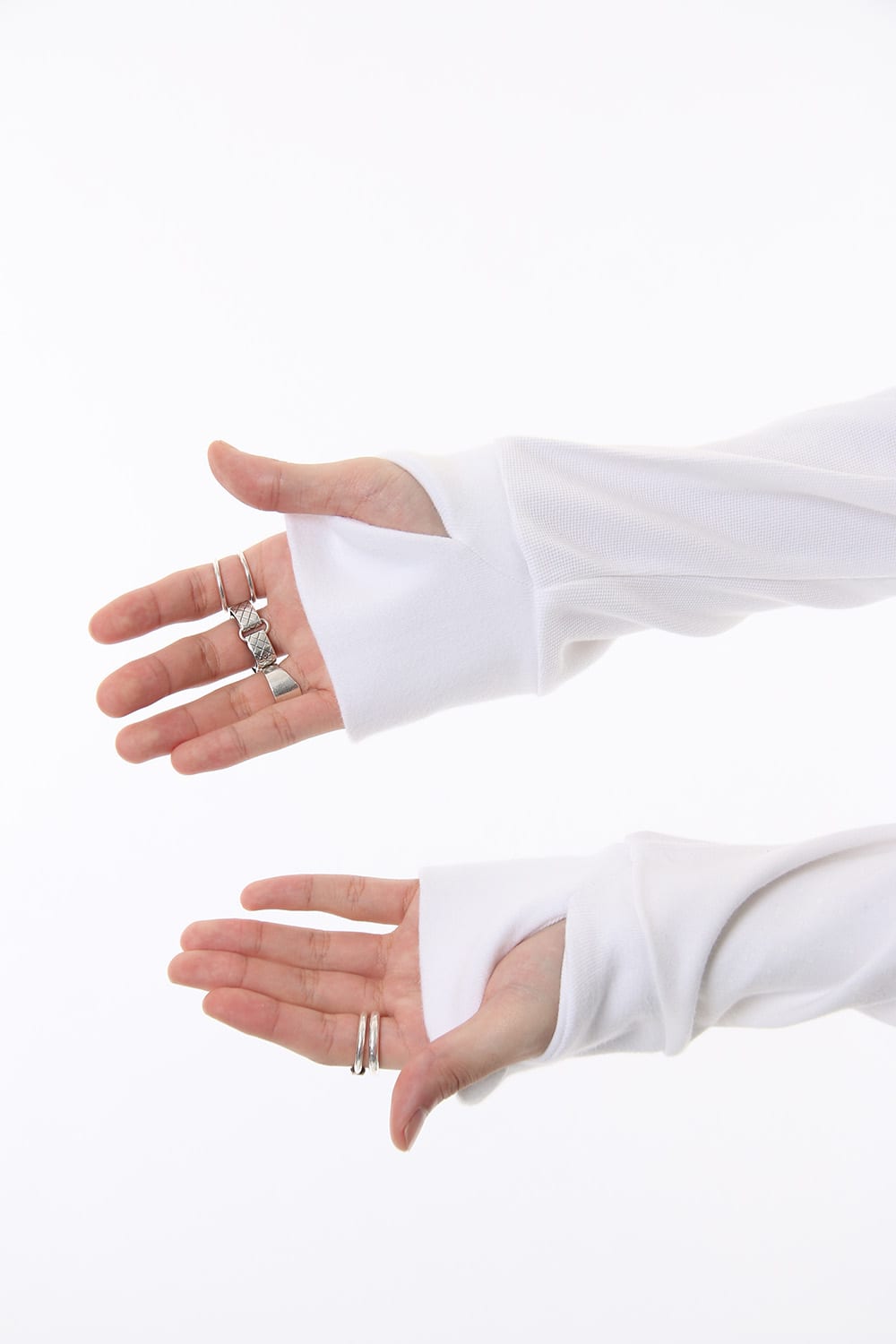 Reflector print & embroidery sweatshirt