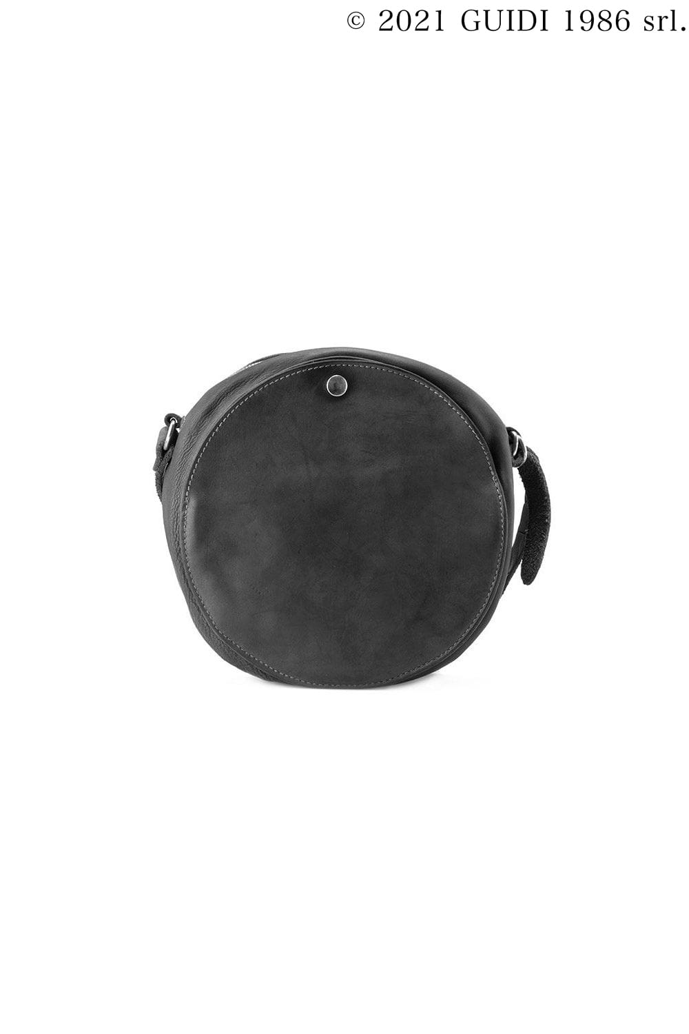 CRB00 - Medium Round Leather Crossbody Bag