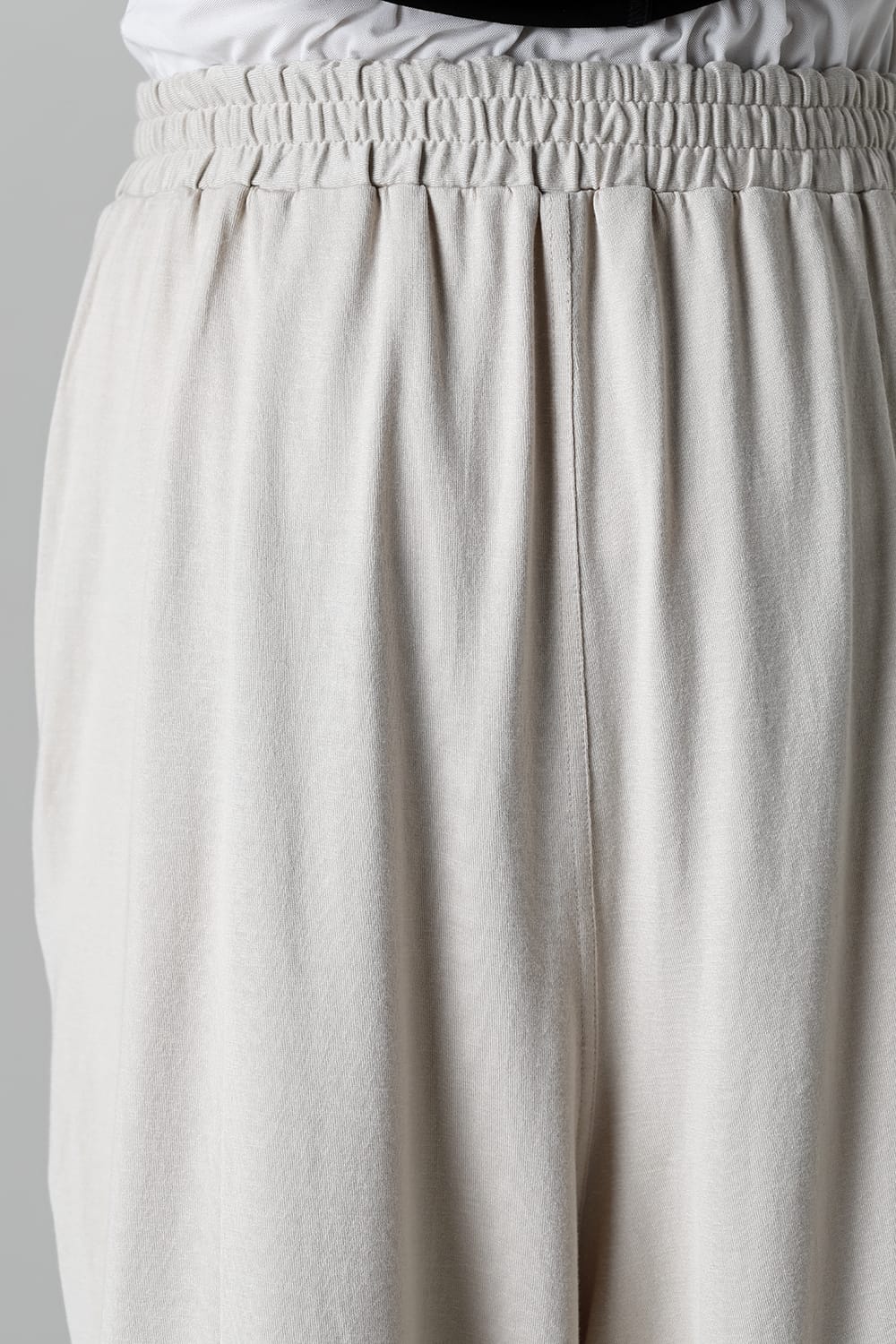 Cropped Pants White Gray