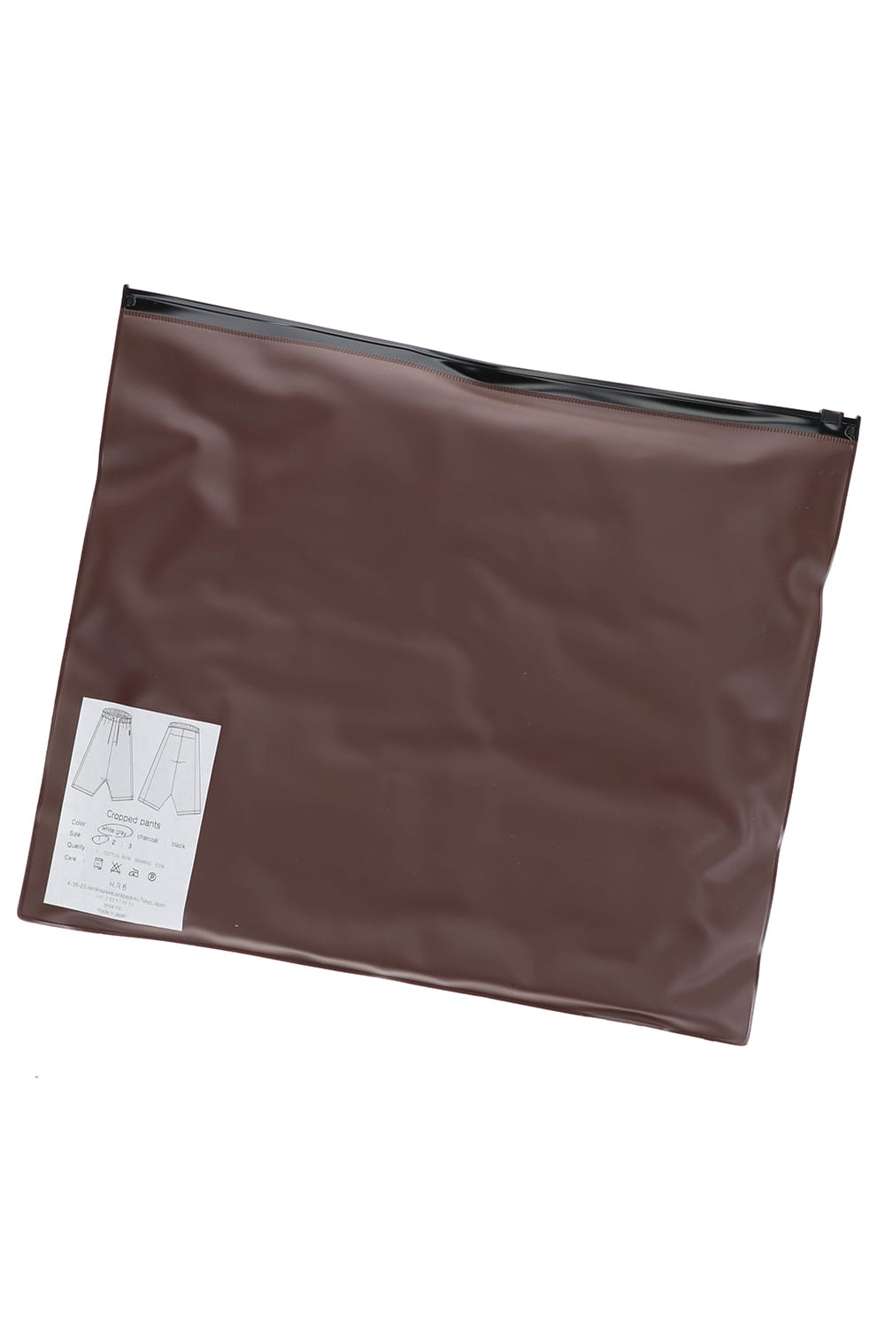 Cropped Pants White Gray