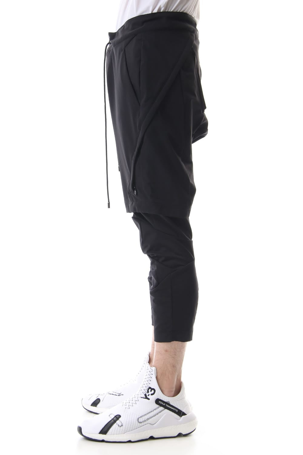 3/4 SURVIVAL LAYERED PANTS Black - CS-1815