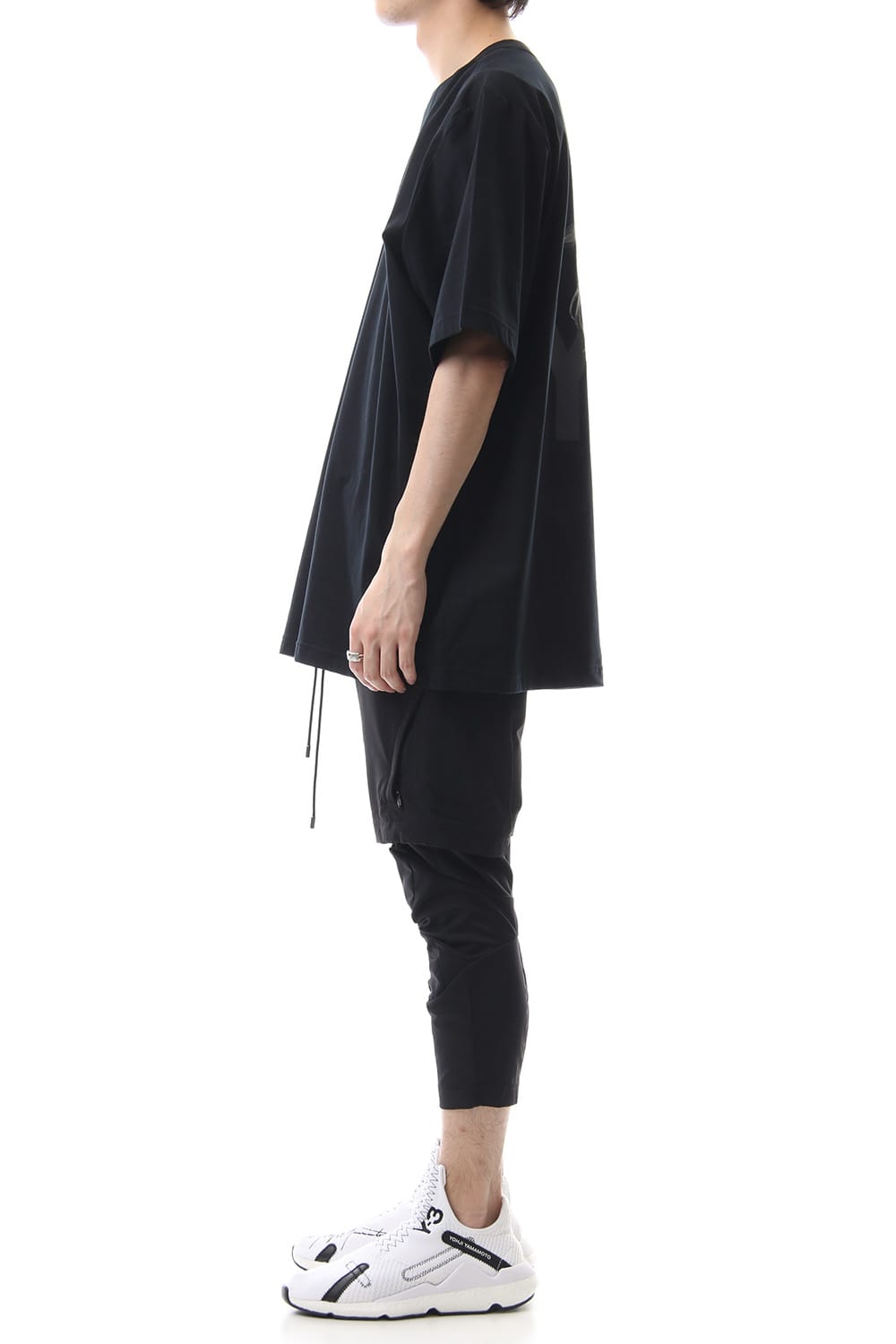 3/4 SURVIVAL LAYERED PANTS Black - CS-1815