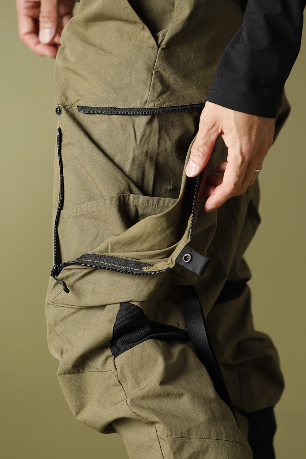 Quick Open System Cargo Pants - M.Green