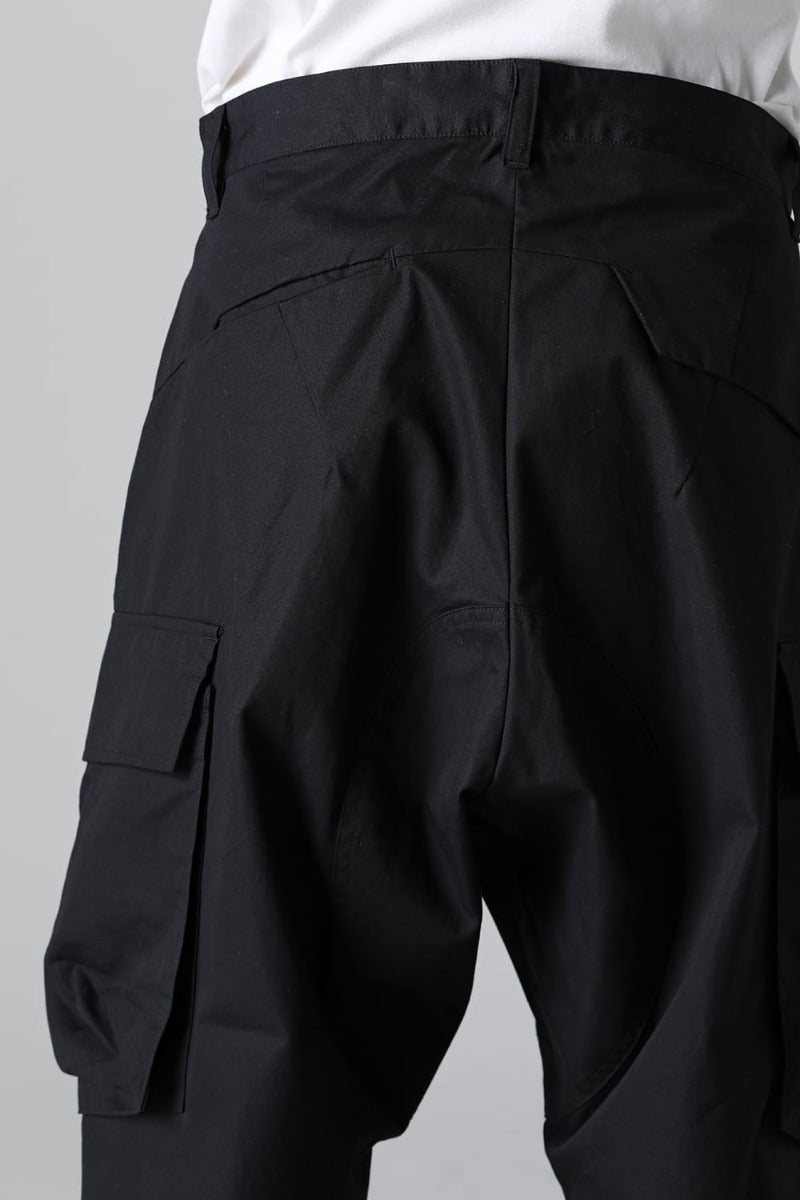 Ankle Cut Loose Cargo Pants