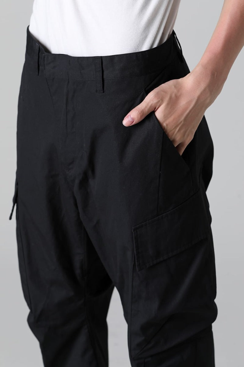 Ankle Cut Loose Cargo Pants