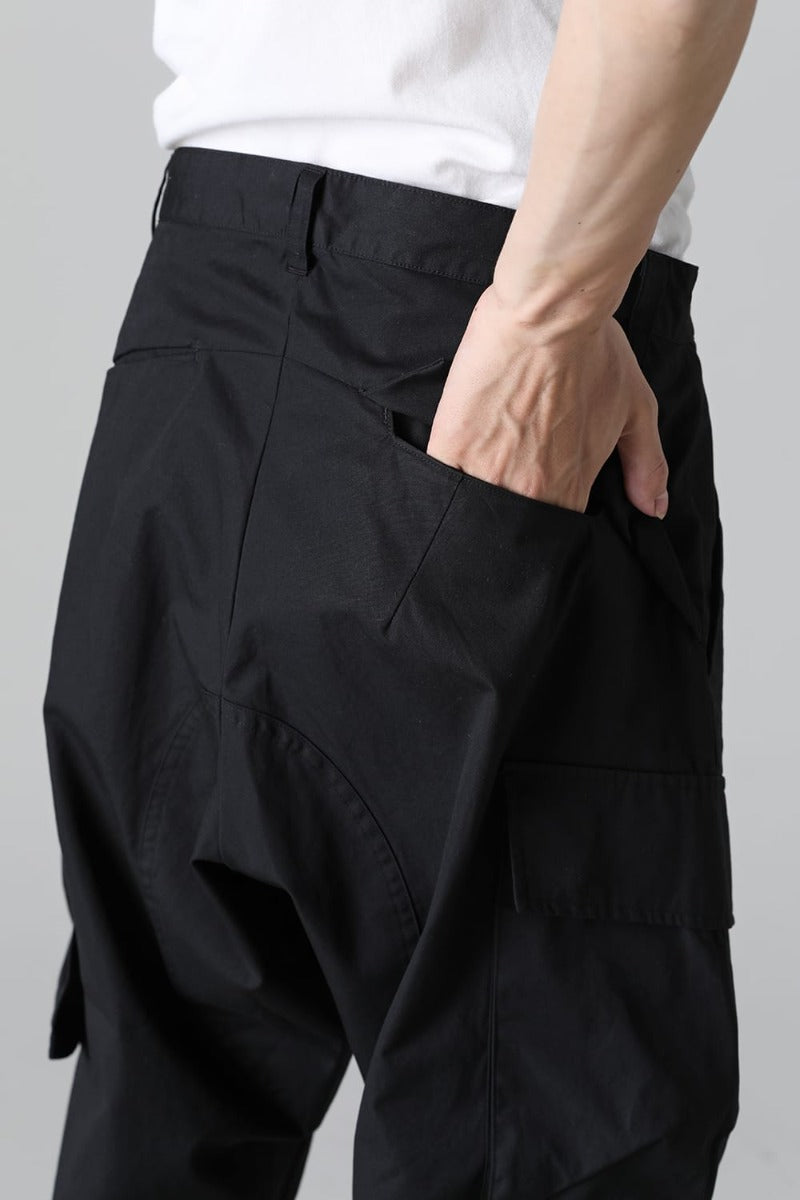 Ankle Cut Loose Cargo Pants