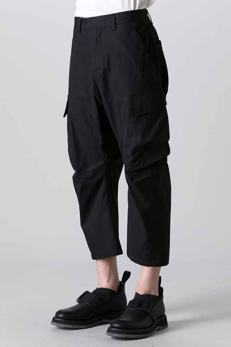 Ankle Cut Loose Cargo Pants