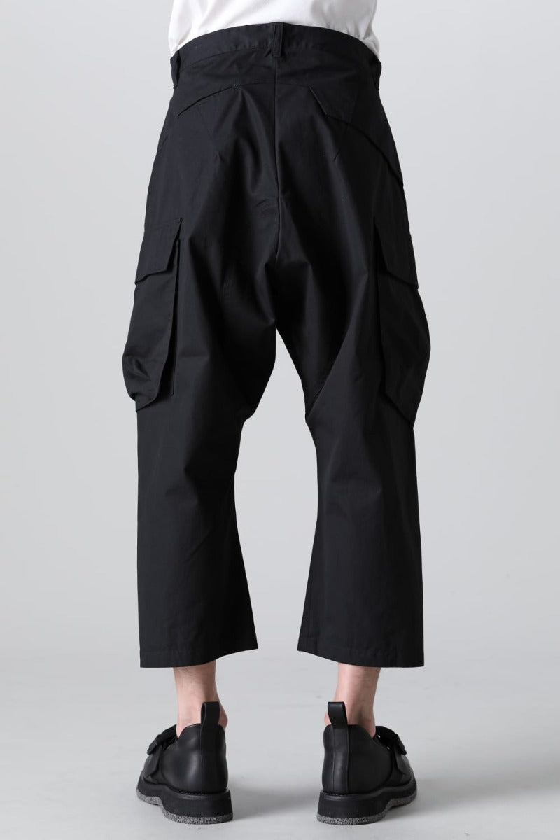 Ankle Cut Loose Cargo Pants