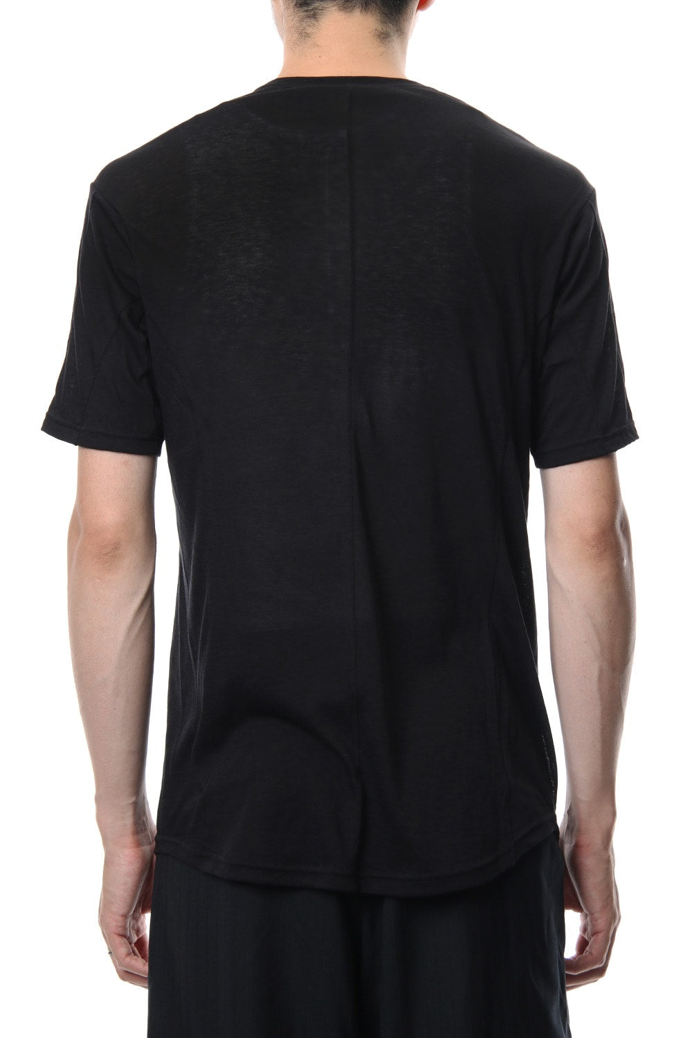 Short Sleeve Cotton Cashmere Fine Jersey