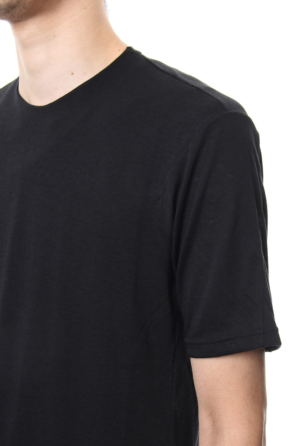 Short Sleeve Cotton Cashmere Fine Jersey