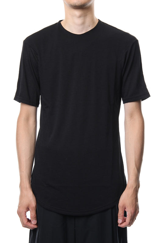 Short Sleeve Cotton Cashmere Fine Jersey