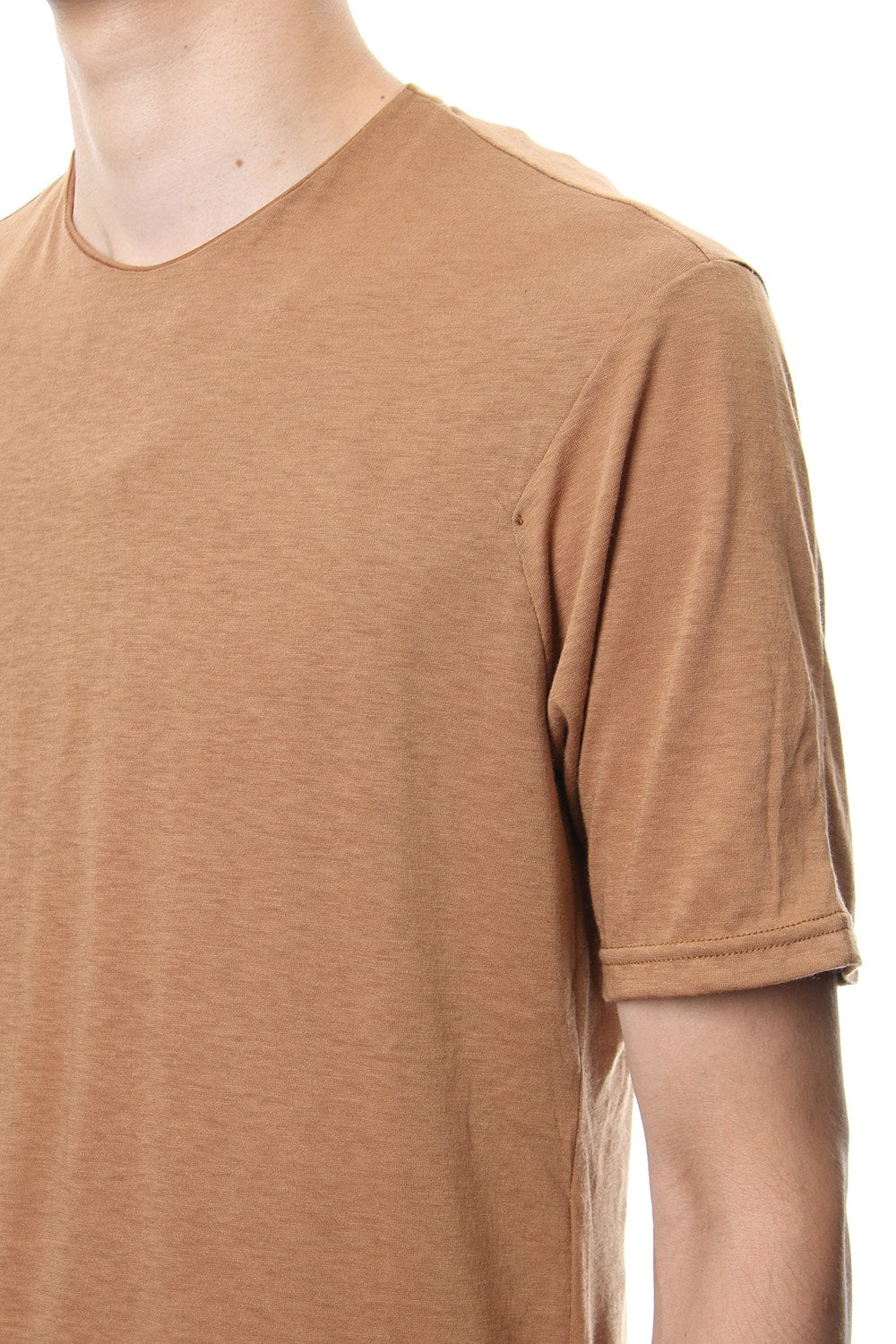 Short Sleeve Cotton Cashmere Fine Jersey