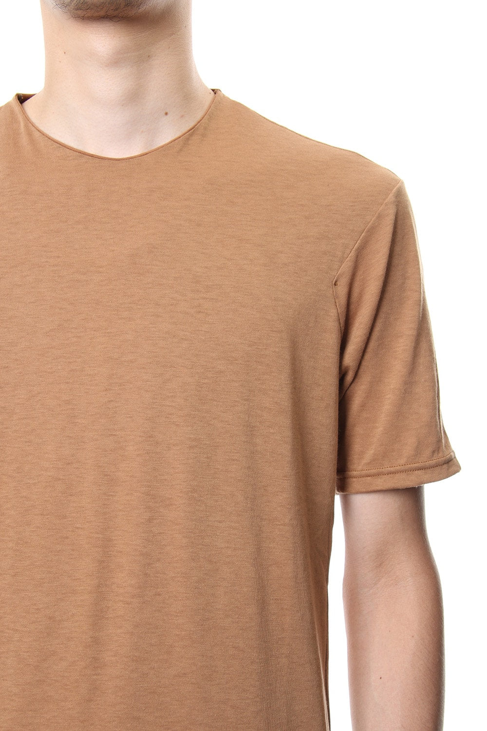 Short Sleeve Cotton Cashmere Fine Jersey