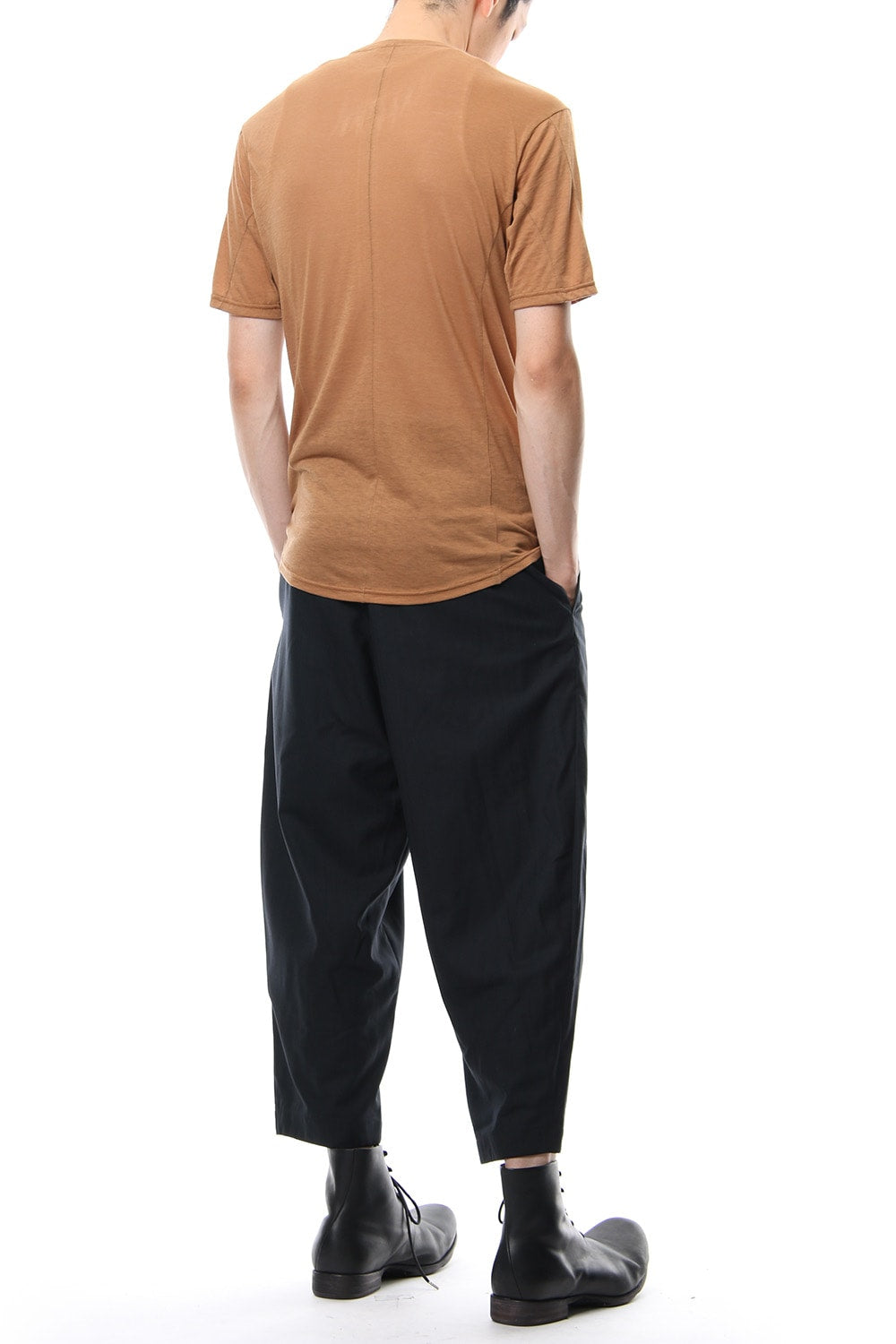 Short Sleeve Cotton Cashmere Fine Jersey