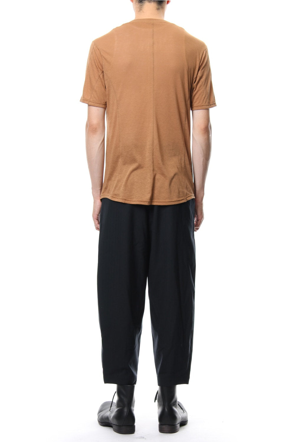 Short Sleeve Cotton Cashmere Fine Jersey