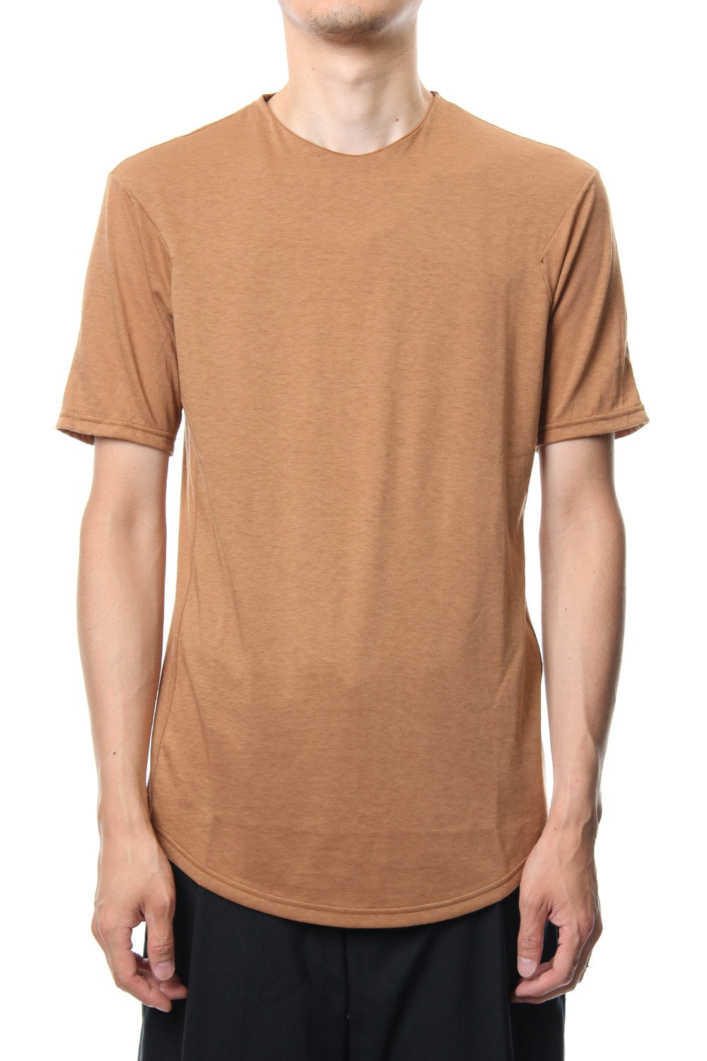 Short Sleeve Cotton Cashmere Fine Jersey