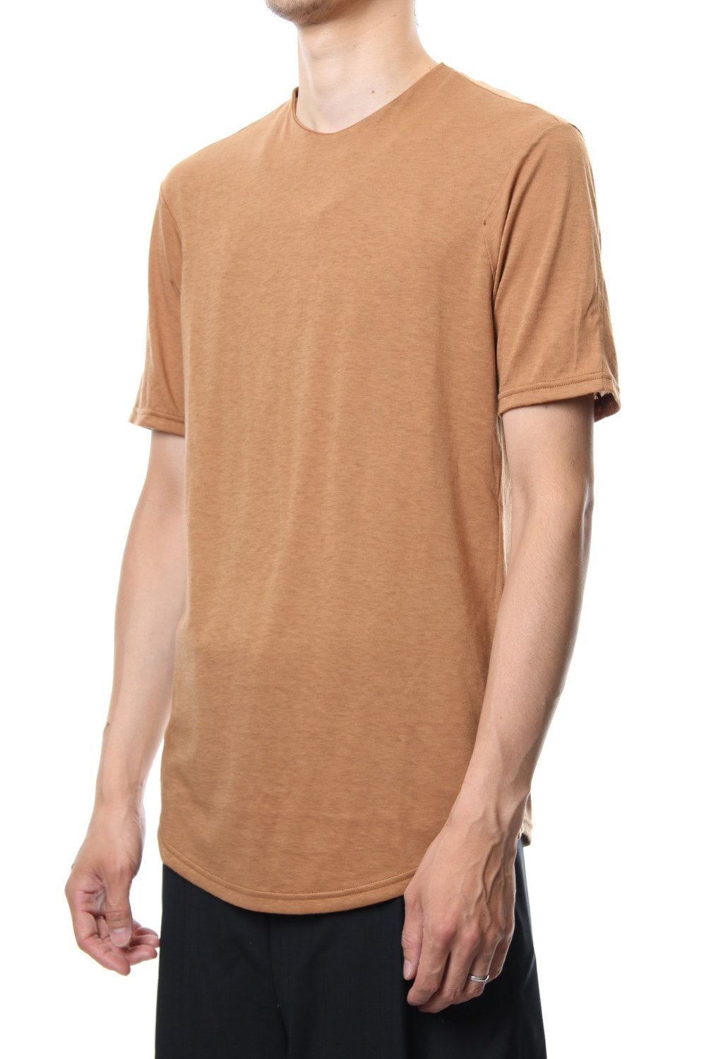 Short Sleeve Cotton Cashmere Fine Jersey