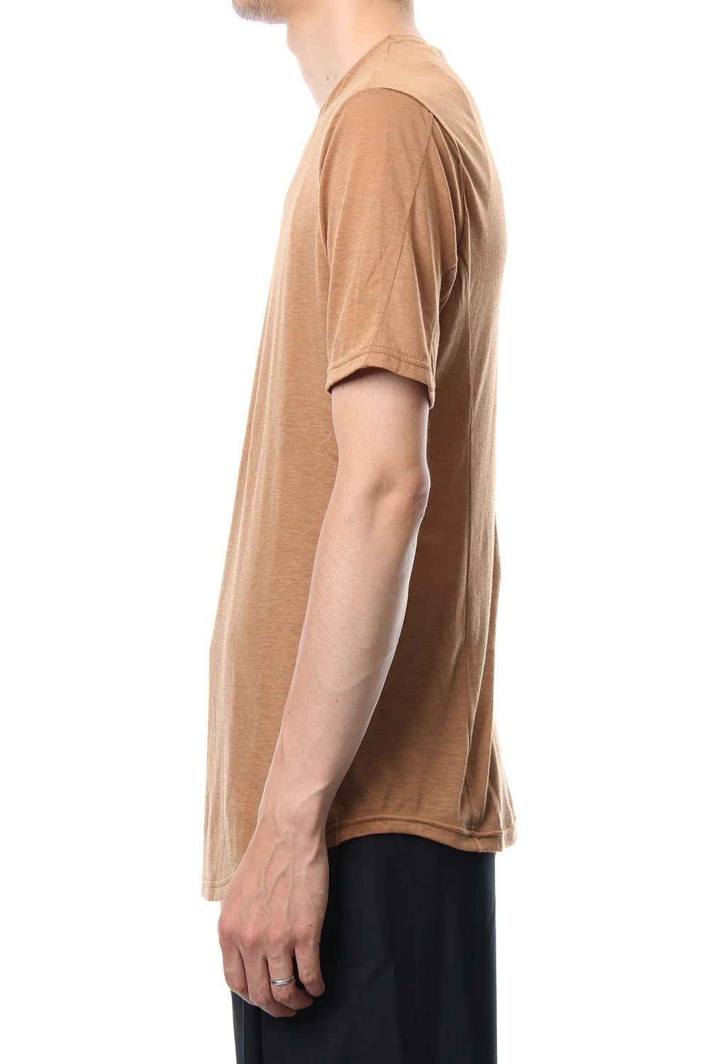 Short Sleeve Cotton Cashmere Fine Jersey