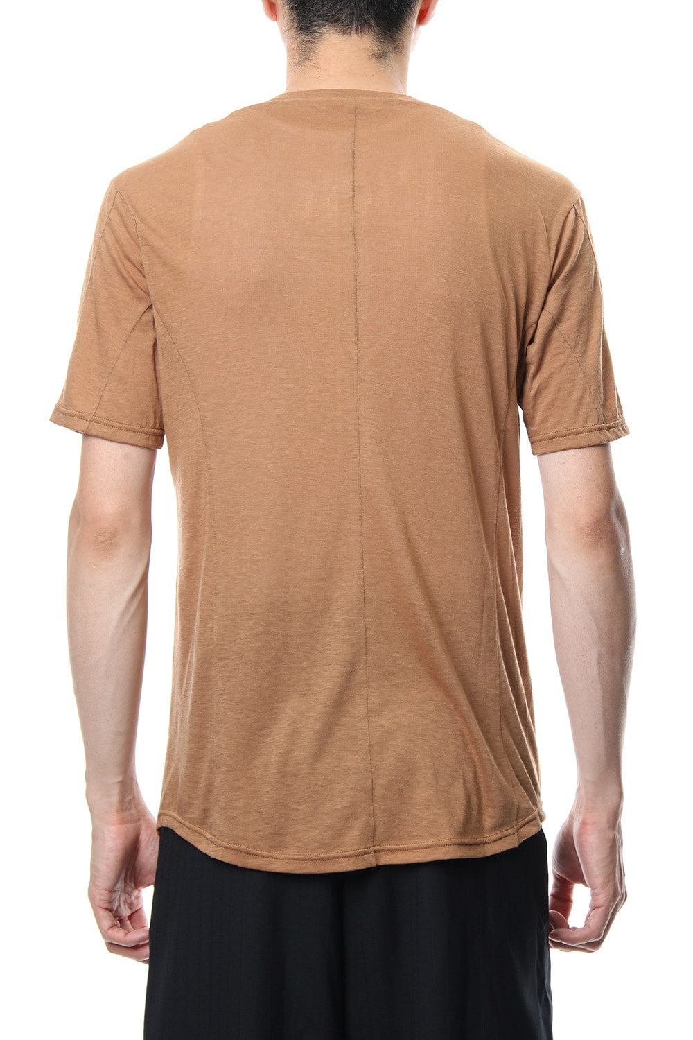 Short Sleeve Cotton Cashmere Fine Jersey