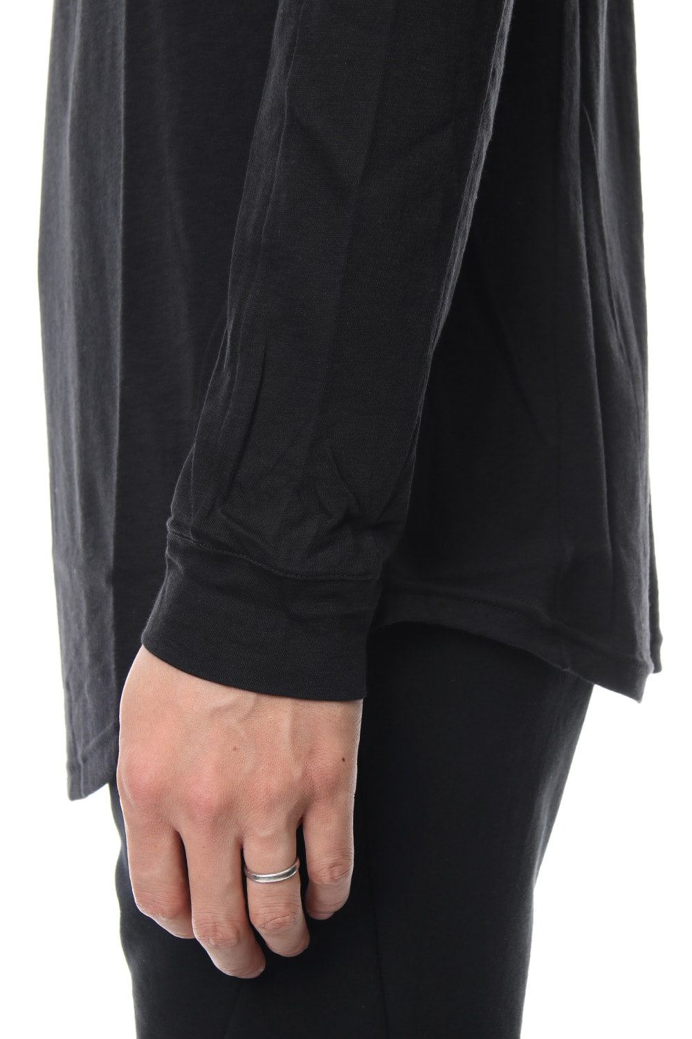 long Sleeve Cotton Cashmere Fine Jersey