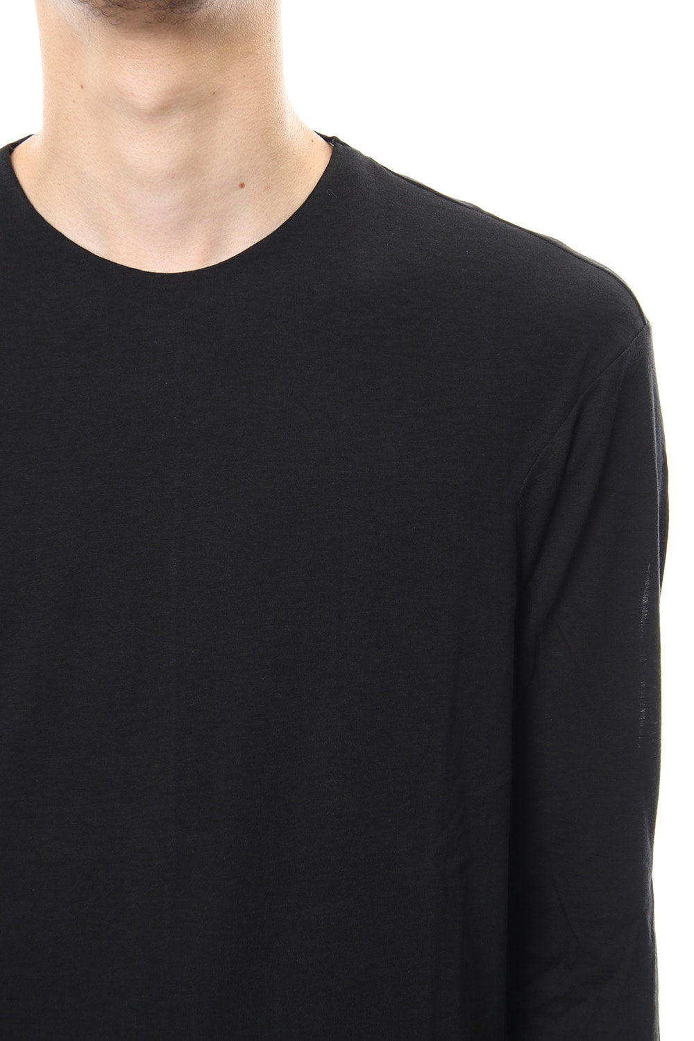 long Sleeve Cotton Cashmere Fine Jersey