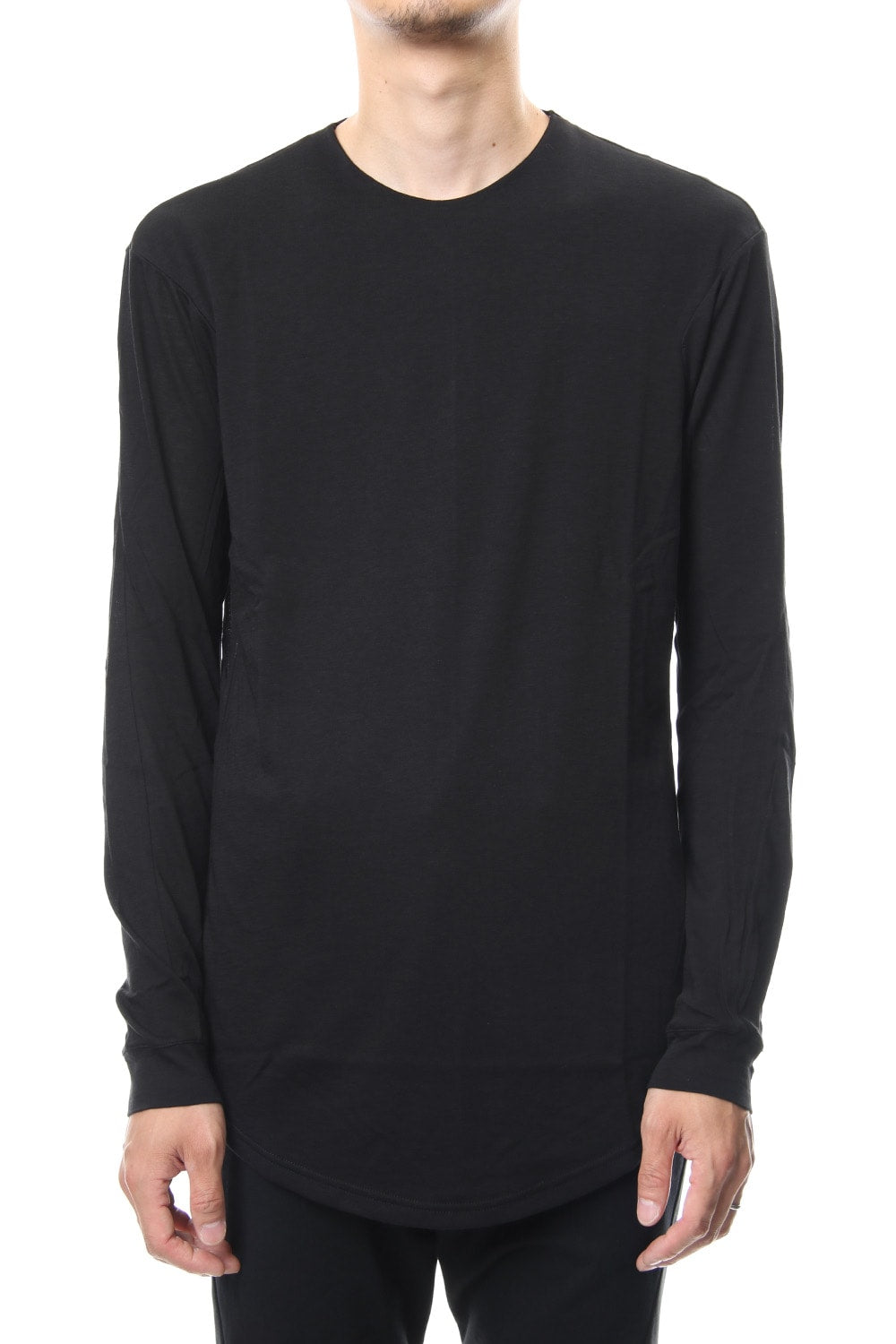 long Sleeve Cotton Cashmere Fine Jersey