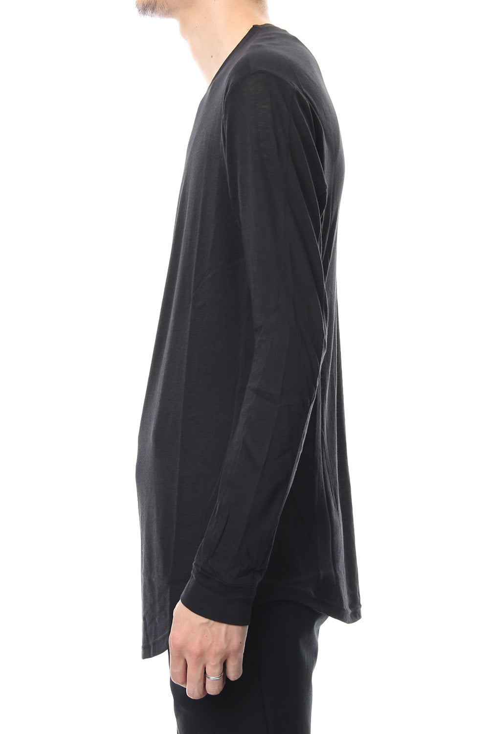 long Sleeve Cotton Cashmere Fine Jersey