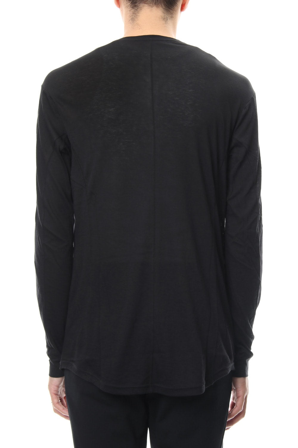 long Sleeve Cotton Cashmere Fine Jersey