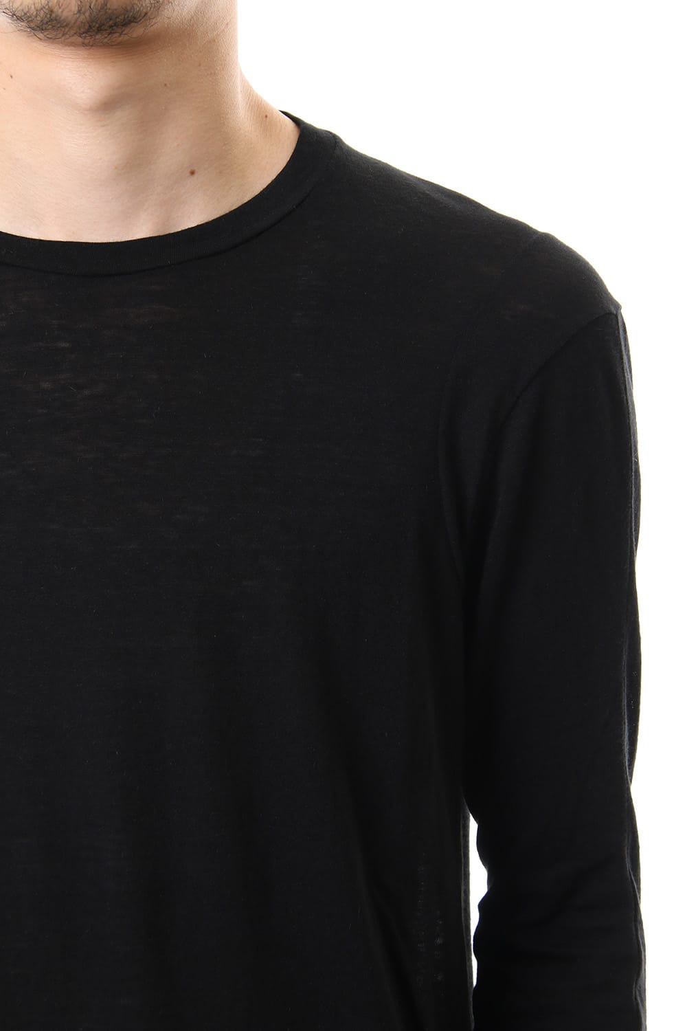 Long sleeve cotton angora jersey