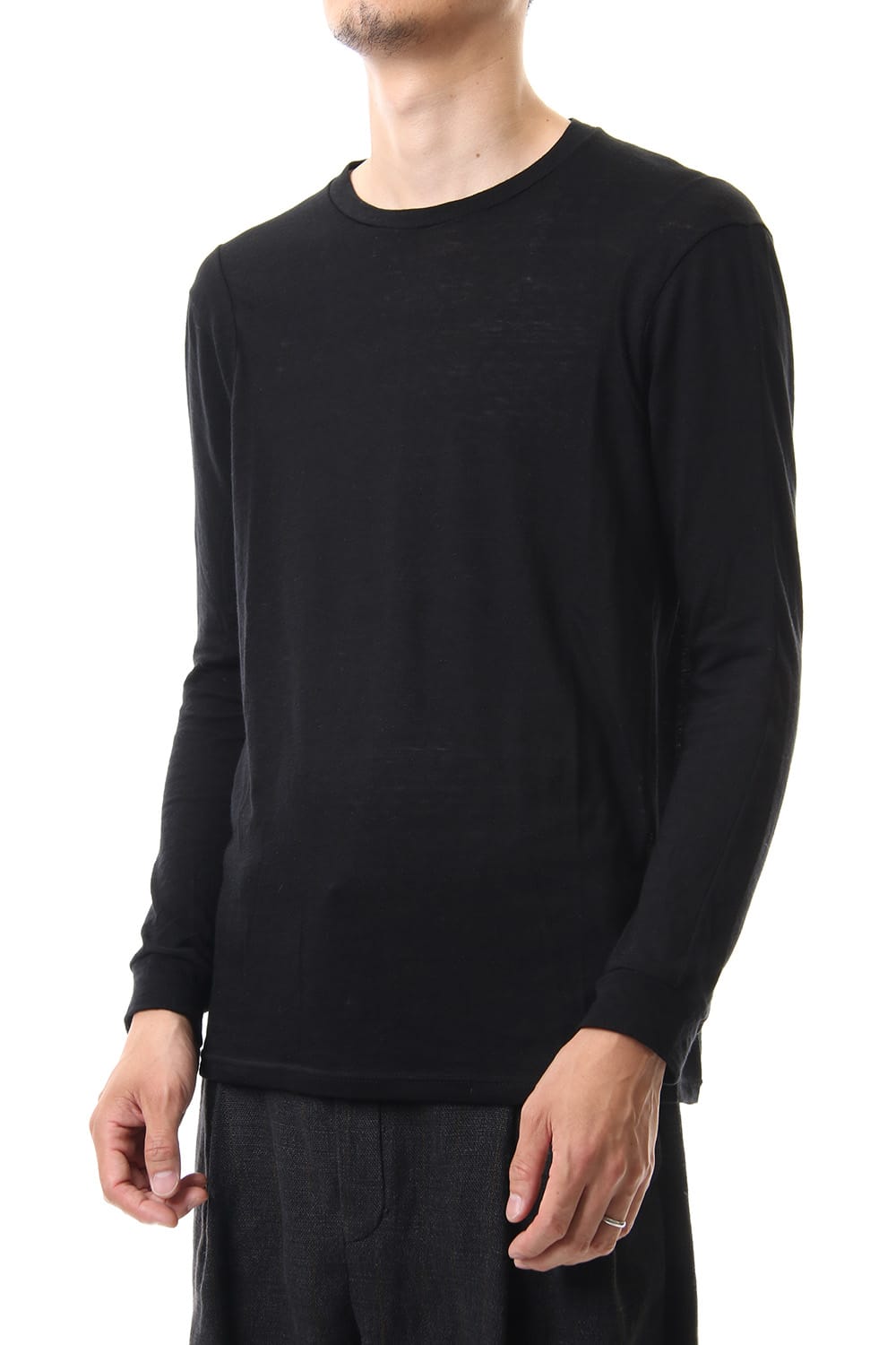 Long sleeve cotton angora jersey