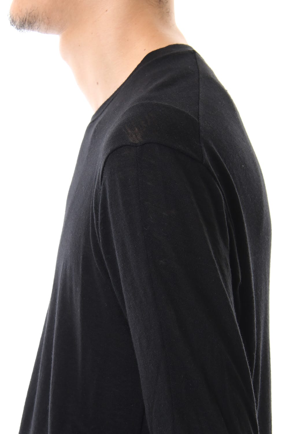 Long sleeve cotton angora jersey