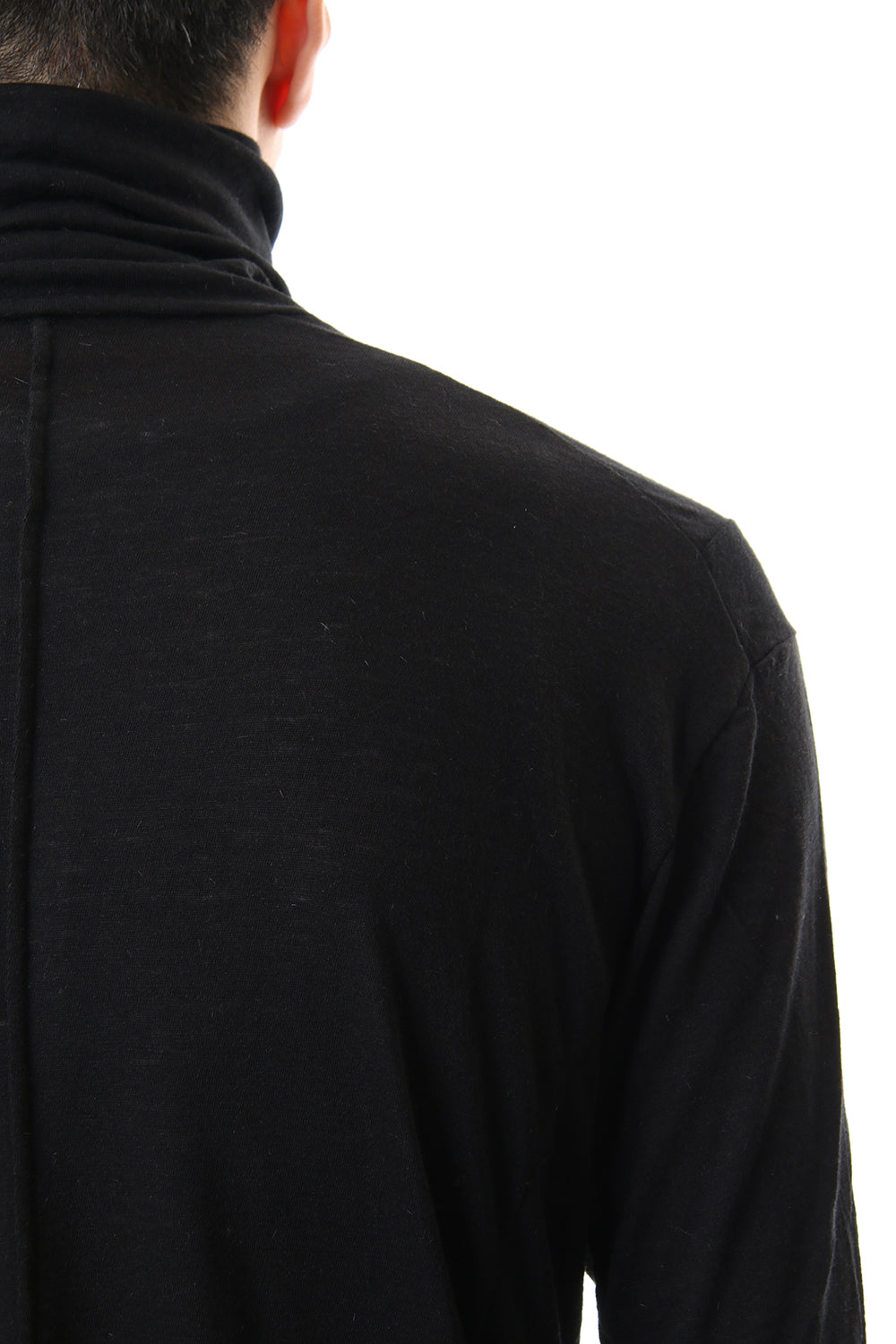 High neck  long sleave  cotton angora  jersey